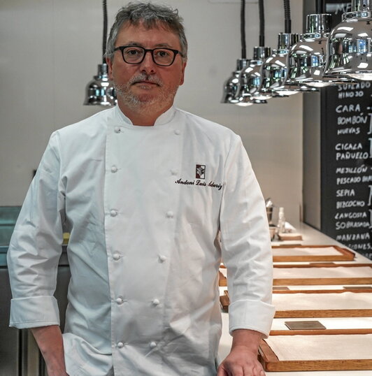 Aduriz, en Mugaritz en abril pasado.