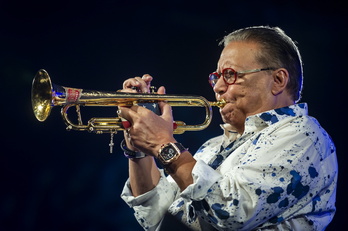 El trompetista cubano Arturo Sandoval.
