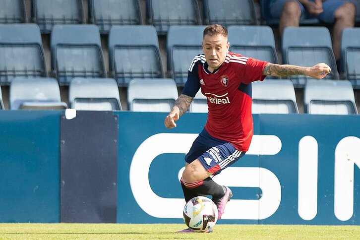 Rubén Peña ha tenido sus primeros minutos con la camiseta rojilla.