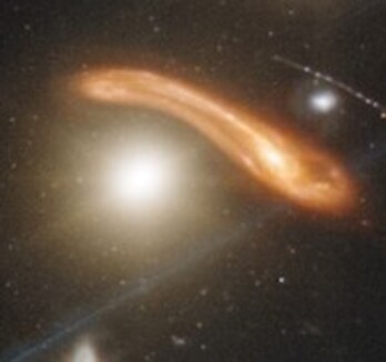 Galaxias formándose en el universo temprano.
