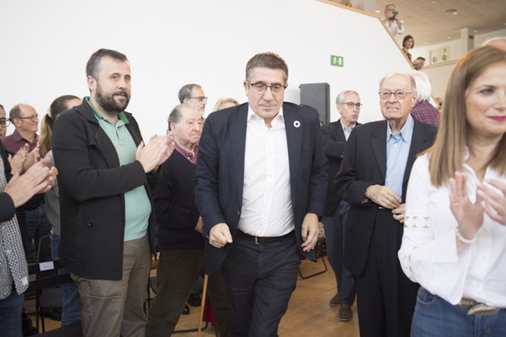 Patxi López, en un acto en 2019 para conmemorar el décimo aniversario de su nombramiento como lehendakari de Lakua.