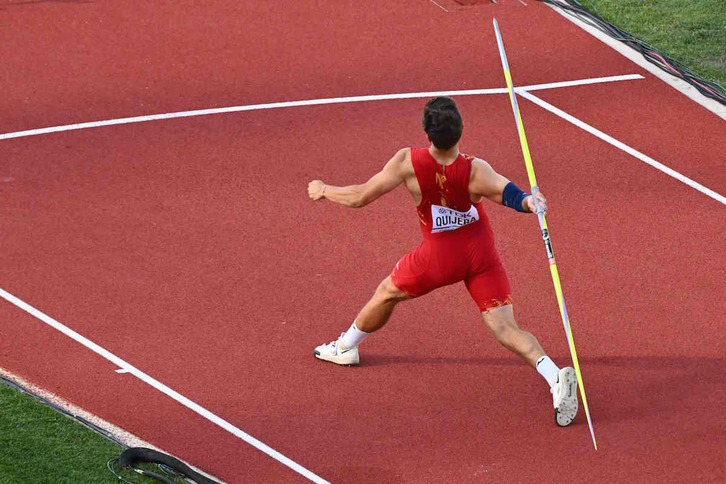 Lanzamiento de Manu Quijera en Eugene.