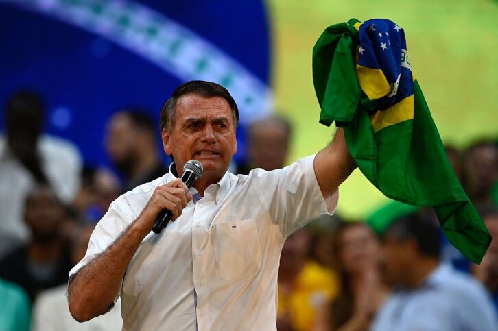 El ultraderechista Bolsonaro opta a la reelección.