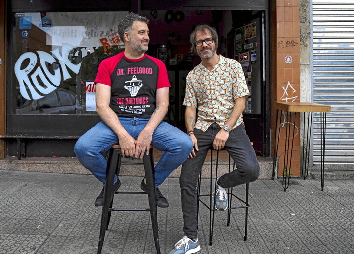 Álex Ron y Dani Oñate, departiendo de lo divino y lo humano.