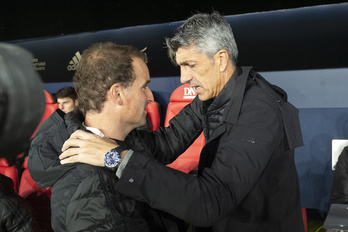 Imanol y Jagoba Arrasate se volverán a saludar esta tarde en Zubieta.