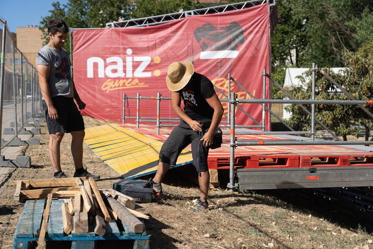 Hasiak dira dagoeneko Hatortxu prestatzeko lanak.