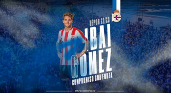Ibai Gómez jugará en el Deportivo la próxima temporada.