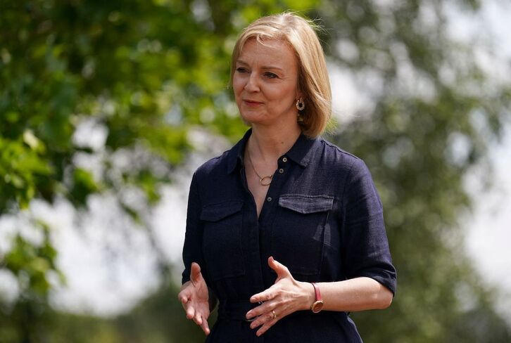Liz Truss parte como favorita para substituir a Boris Johnson.