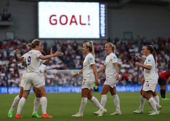 Las inglesas han marcado veinte goles en los cinco partidos que les han llevado a la final.