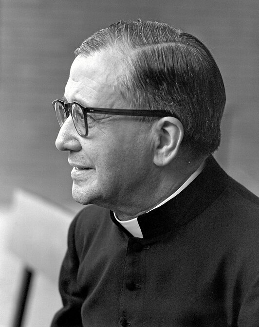 José María Escrivá de Balaguer, en una imagen de 1966.