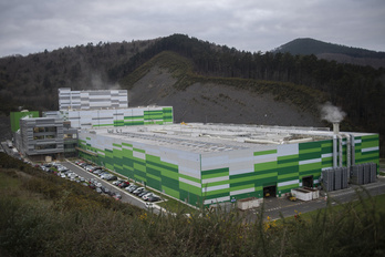 Imagen general de la incineradora de Zubieta.