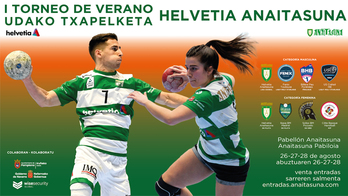 Cartel promocional del primer torneo de verano.