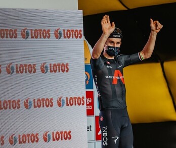 Ethan Hayter, nuevo líder en Polonia a falta de una etapa.