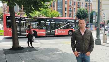 Bruno Zubizarreta, concejal de EH Bildu en Bilbo.