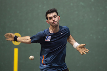 Jokin Altunak ordu erdiko proba bat egin du gaur goizean Leitzan.