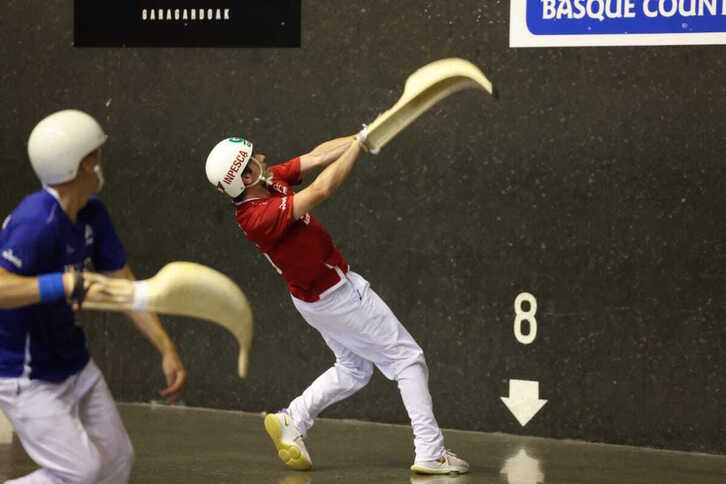 Haritz Erkiaga sacó su mejor versión para remontar y lograr el billete para semifinales.