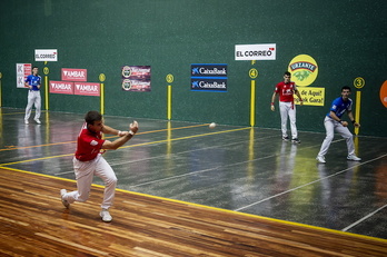 Ogetako partidan Zabaletaren lan bikainak markatu du aldea.