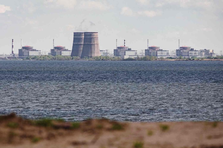 Vista general de la planta nuclear de Zaporiyia en una fotografía tomada el pasado 27 de abril.