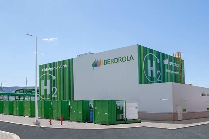 Imagen de la futura instalación de producción de hidrógeno del puerto de Felixtowe.