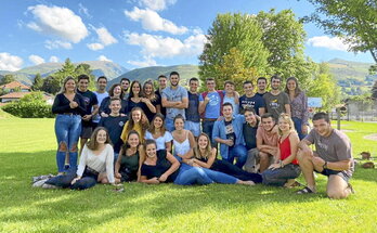 Les jeunes du comité des fêtes d’Itxassou.