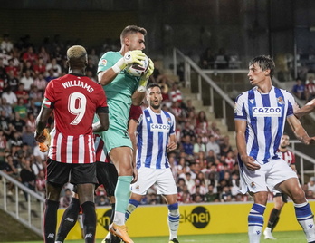 El Athletic y la Real, dos equipos vascos con aspiraciones europeas, con permiso de Osasuna.