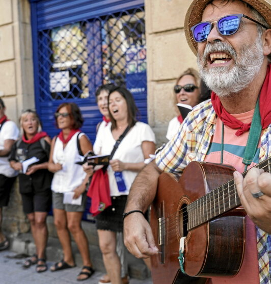 Musikariak, Algortako jaietan.