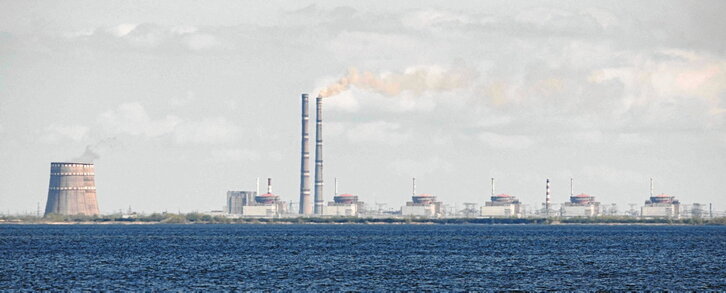 La planta nuclear de Zaporiyia, con sus seis reactores, es la más grande de  Europa.
