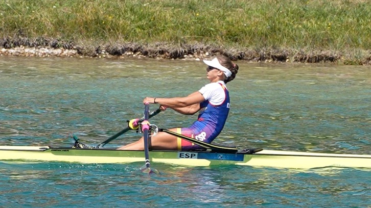 Virginia Diaz, Municheko Europako Txapelketako proba batean.