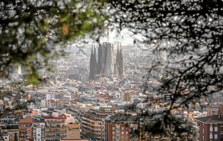 Panorámica de la ciudad de Barcelona.