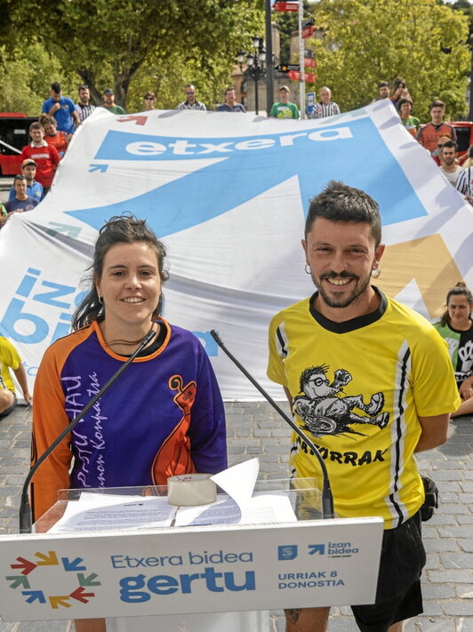 Sare eta Bilboko Konpartsen prentsaurrekoa.