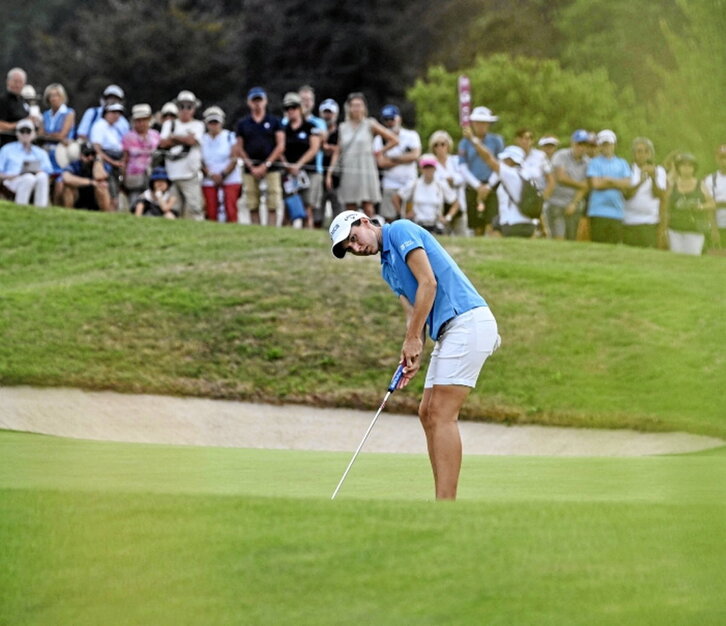 Carlota Ciganda, Evianeko txapelketan.