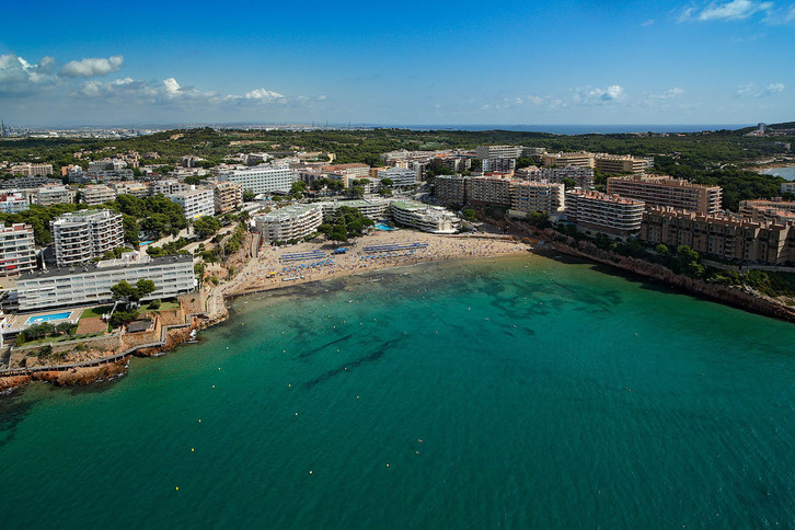 Playa dels Capellans de Salou.