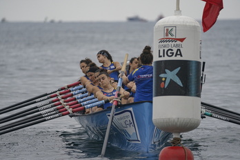 Tolosaldeko trainerua, Ondarroako estropadan.