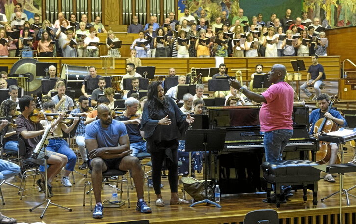 El repertorio elegido por Marshall, que también es pianista y organista,  está dedicado al compositor George Gershwin.