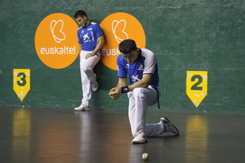 Las lesiones están frenando el verano de partidos de Jokin Altuna.