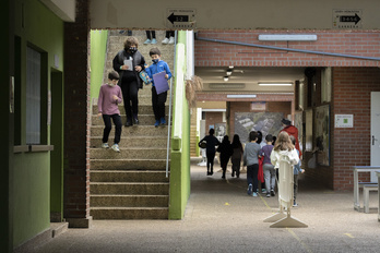 La mascarilla fue obligatoria en colegios hasta finales de abril. 