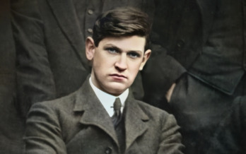 Michael Collins, en una imagen restaurada.