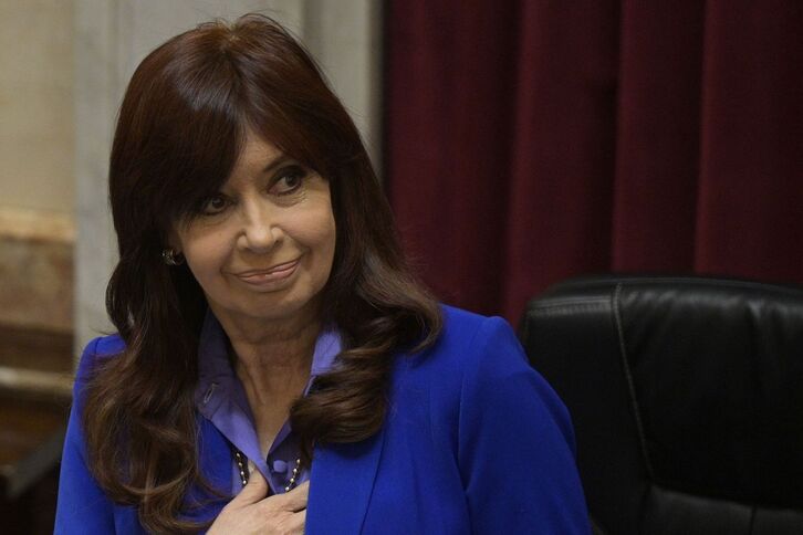 La vicepresidenta argentina, Cristina Fernández.