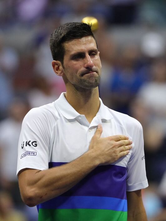 Imagen de Novak Djokovic en el pasado US Open, en la final en la que cayó ante Daiil Medvedev.