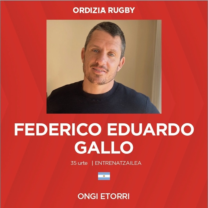 Federico Eduerdo Gallo, Ampo Ordiziako entrenatzaile berria.
