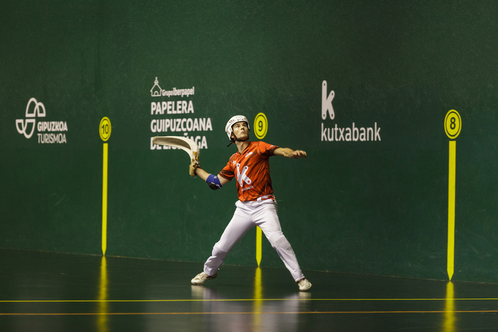 Imanol Ansa se ha asegurado su pase a semifinales tras ganar a Barrenetxea IV.