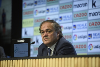 Jokin Aperribay, en la presentación de Momo Cho.