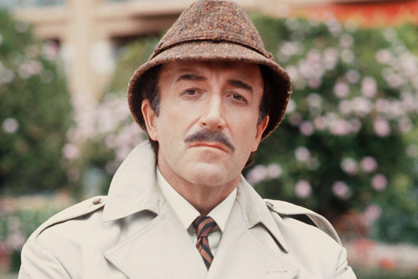 Petter Sellers como el inspector Clouseau, en &lsquo;La pantera rosa&rsquo;. (NAIZ)