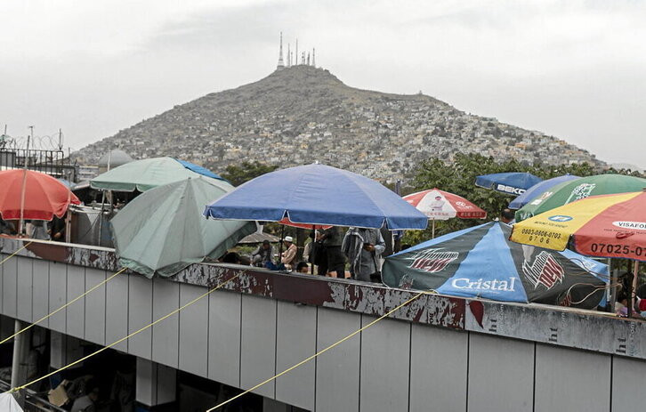 Imagen del mercado de Mandai, el más importante de Kabul.