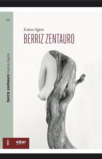 Kaitxa Agirrek aurki publikatuko duen azken lanaren azala, Instagramek zentsuratua.