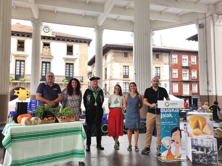 Ordiziako Euskal Jaien aurkezpen ekitaldia, joan den asteazkenean.