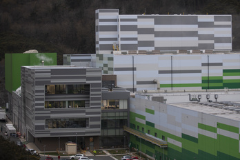 Imagen de las instalaciones de la incineradora de Zubieta. 