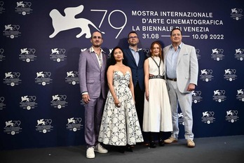 Presentación de ‘The Whale’ en el Festival de Venecia.