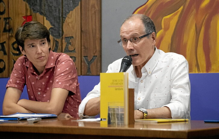 Jose Luis Otamendi, atzo Donostian egin zuen aurkezpenean.