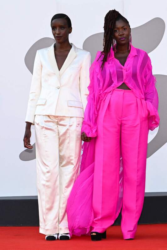 La actriz francesa Kayije Kagame y la directora Alice Diop han presentado ‘Saint Omer’. 